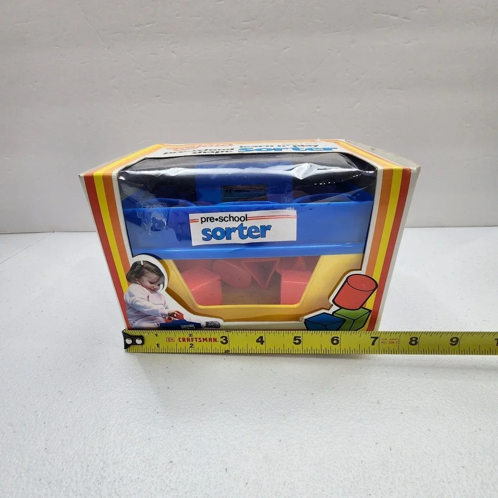 Rare Vintage Amloid Learn N Play Pre-school Shape Sorter Age 1/3 In Box